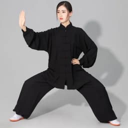 Women's Men's Soft Cotton Tai Chi Suit Kung Fu Wushu Martial Arts Uniform Wing Chun Jacket Pants