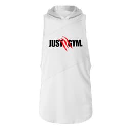 Jogging Sports T-shirts Mens Casual Street Hip Hop Hooded Tank Top Cotton Sleeveless Sweatshirt Fitness Workout Sportswear Tops