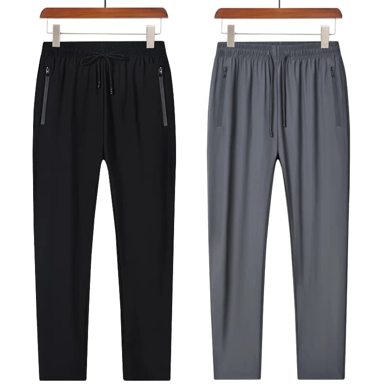 New Ice Silk Breathable Men's Sports Pants Quick Drying Sweat-absorbing Comfortable Cool High Quality Outdoor Pants for trousers