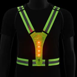 Adjustable LED Running & Cycling Safety Vest for Men and Women Night Security Sports Gear