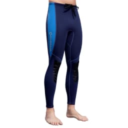 Mens Swim Pants 3mm Neoprene Wetsuit Pants Drawstring Color Block Rash Guard Leggings Beach Swimming Snorkeling Surfing Diving