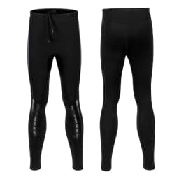 Mens Swim Pants 3mm Neoprene Wetsuit Pants Drawstring Color Block Rash Guard Leggings Beach Swimming Snorkeling Surfing Diving
