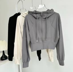 Women's Hooded Running Jacket Cycling Coat Yoga Jogging Shirt Tights Outdoor Sports Gym Clothing Running Wear Sportswear