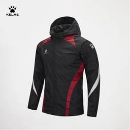 KELME sports windbreaker men's waterproof hooded woven jacket outdoor running windproof waterproof jacket