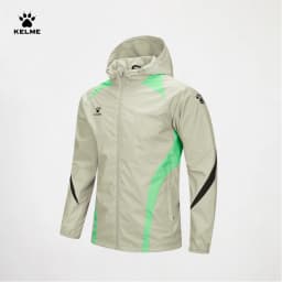 KELME sports windbreaker men's waterproof hooded woven jacket outdoor running windproof waterproof jacket