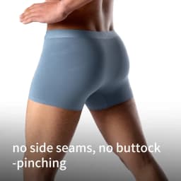 AONIJIE 3 Packs E7009 Men's Sports Briefs Antibacterial and Anti-friction Boxer Briefs Suitable for Marathon Fitness Running