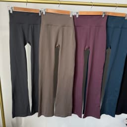 High Waisted Compression Without Awkward Lines Micro Flared Yoga Outdoor Wear Seamless Elastic Fitness Pants Lifting Leggings