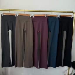 High Waisted Compression Without Awkward Lines Micro Flared Yoga Outdoor Wear Seamless Elastic Fitness Pants Lifting Leggings