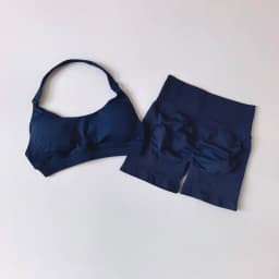 2PCs Peach High Waist Belly Hip Lifting Sports Bras Shorts Suit Gathering Shock-proof Neck Halter Yoga Suit Running Fitness Set