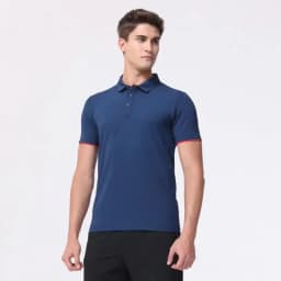Quick Dry Men's Sports Polo Shirt Golf Wear Summer Gym Fitness Training Clothing Comfortable Breathable Shirts