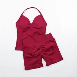 2 Piece Gym Set Woman Backless Halter Tank Top Seamless Booty Shorts Sports Suit Yoga Clothing Active Wear Women Workout Sets