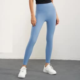 Solid Color Back Waist Pocket High Waist Fitness Yoga Legging soft Women Sport Pant Tight Butter Athletic Gym Ankle-Length Pants