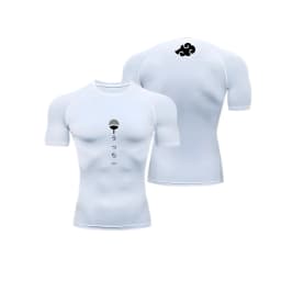 Anime Compression Shirt Men's Print Summer Short Sleeve Rash Guard Gym Workout T-Shirt Athletic Quick Dry Baselayer Undershirts