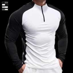 2024 New Men Sportswear Fitness Top Gym Jacket Quick-drying Breathable Slim Long-sleeved T-shirt Running Training Clothes Autumn