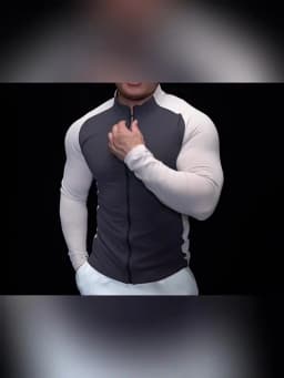 2024 New Men Sportswear Fitness Top Gym Jacket Quick-drying Breathable Slim Long-sleeved T-shirt Running Training Clothes Autumn