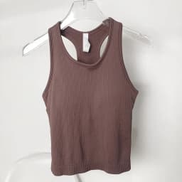 Women's Sleeveless Slim-Fit Sports Tank Top with Built-in Bra Pads - Breathable, Quick-Dry for Running & Yoga