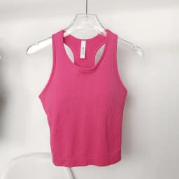 Women's Sleeveless Slim-Fit Sports Tank Top with Built-in Bra Pads - Breathable, Quick-Dry for Running & Yoga