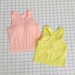 Women's Sleeveless Slim-Fit Sports Tank Top with Built-in Bra Pads - Breathable, Quick-Dry for Running & Yoga