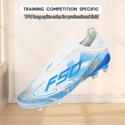 Upgraded Wear Resistant AG FG Football Shoes Skin-friendly PU Fabric Hard TPU Stud Stable Support Outdoor Natural Grass Sports