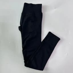 No Logo Gym Leggings Women Seamless Yoga Pants High Waist Low Ribbed Band Fitness Leggings Fitness Sweat Wicking Workout Tights