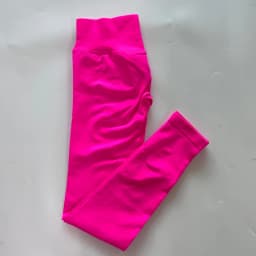 No Logo Gym Leggings Women Seamless Yoga Pants High Waist Low Ribbed Band Fitness Leggings Fitness Sweat Wicking Workout Tights