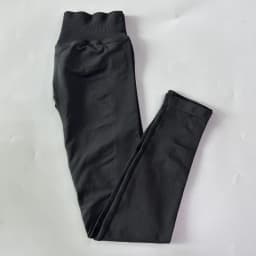 No Logo Gym Leggings Women Seamless Yoga Pants High Waist Low Ribbed Band Fitness Leggings Fitness Sweat Wicking Workout Tights