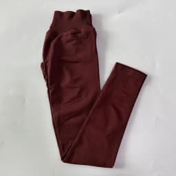 No Logo Gym Leggings Women Seamless Yoga Pants High Waist Low Ribbed Band Fitness Leggings Fitness Sweat Wicking Workout Tights