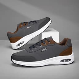 New Men's Shoes Spring Autumn Waterproof Walking Shoes Non-Slip Cushioning Men's Casual Leather Sports Shoes Men's Tennis Shoes