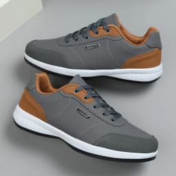 New Men's Shoes Spring Autumn Waterproof Walking Shoes Non-Slip Cushioning Men's Casual Leather Sports Shoes Men's Tennis Shoes