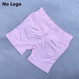 No Logo Sexy V Back Low Ribbed Waist Band Yoga Shorts Seamless Scrunch Bum Workout Gym Shorts Booty Hight Stretch Running Shorts