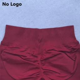 No Logo Sexy V Back Low Ribbed Waist Band Yoga Shorts Seamless Scrunch Bum Workout Gym Shorts Booty Hight Stretch Running Shorts