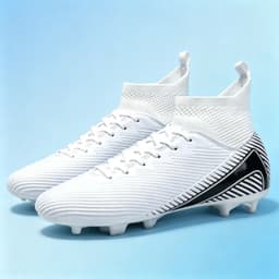All-weather Adult AG FG Soccer Cleats Blend PU Fabric Hard-wearing TPU Outsole Strong Grip For All Seasons Natural Grass Sports
