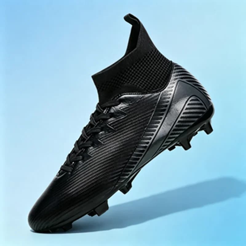All-weather Adult AG FG Soccer Cleats Blend PU Fabric Hard-wearing TPU Outsole Strong Grip For All Seasons Natural Grass Sports