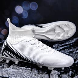 All-weather Adult AG FG Soccer Cleats Blend PU Fabric Hard-wearing TPU Outsole Strong Grip For All Seasons Natural Grass Sports