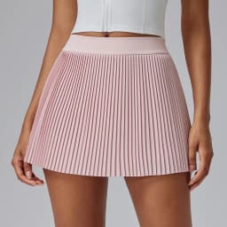 Women Pleated Sports Tennis Skirts Runniing High Waist Yoga Fitness Short Skirt Gym Golf Loose Mini Skirt With Pockets