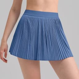 Women Pleated Sports Tennis Skirts Runniing High Waist Yoga Fitness Short Skirt Gym Golf Loose Mini Skirt With Pockets