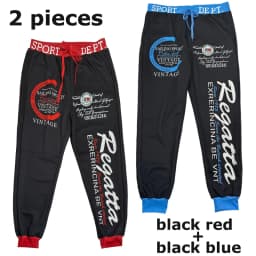 Letter Graphic Print Sweatpants for Men Hip Hop Joggers Sports Athletic Pants for Workout Casual Elastic Waist Lounge Trousers