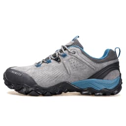 HUMTTO Waterproof Shoes for Men Hiking Shoes Leather Mens Sports Luxury Designer Outdoor Climbing Trekking Walking Sneakers Man