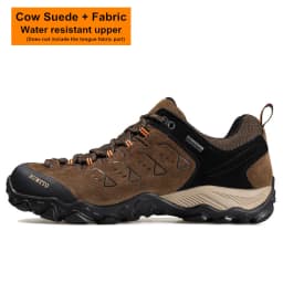 HUMTTO Waterproof Shoes for Men Hiking Shoes Leather Mens Sports Luxury Designer Outdoor Climbing Trekking Walking Sneakers Man