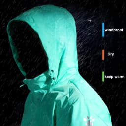 KELME Men's Waterproof Jacket Windbreaker Soccer Training Lightweight Training Outwear Quick Dry Coat 8163WT1001