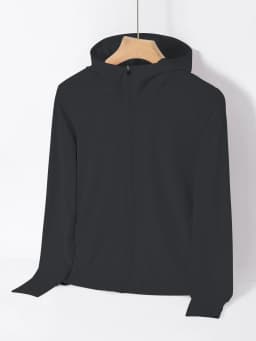 Summer Thin Ice Silk UV Women's Sunscreen Swimwear Jacket Front Zip UPF 50+ Fishing Clothing Couple Sunwear