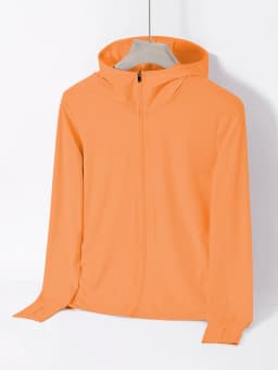 Summer Thin Ice Silk UV Women's Sunscreen Swimwear Jacket Front Zip UPF 50+ Fishing Clothing Couple Sunwear