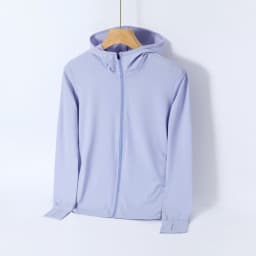 Summer Thin Ice Silk UV Women's Sunscreen Swimwear Jacket Front Zip UPF 50+ Fishing Clothing Couple Sunwear