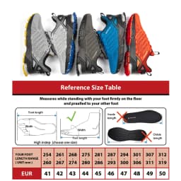 Baasploa Men Professional Running Shoes Breathable Training Shoes Lightweight Sneakers Non-Slip Track Tennis Walking Sport Shoe