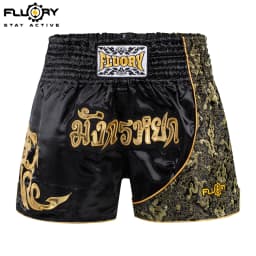 Fluory Printing Fight Shorts Boxing Shorts Embroidery Patches Muay Thai Shorts