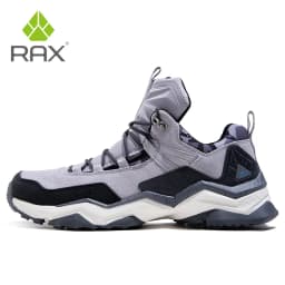 Rax Hiking Shoes New Men Shoes Waterproof Hiking Shoes Outdoor Hiking Fishing Shoes Wear-Resistant Woodland Cross-Country Shoes