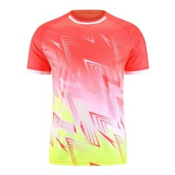 Summer New Table Tennis and Badminton Training Camp Sports 3D Printed Short Sleeved T-shirt Quick Drying