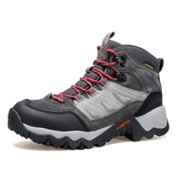 HUMTTO Non-slip Hiking Boots Leather Women's Sports Shoes Winter Outdoor Safety Sneakers Breathable Trekking Shoes for Women