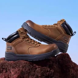 GOLDEN CAMEL Hard-core Hiking Boots Fashion Comfortable Thick-soled Non-slip Genuine Leather Retro Hiking Shoes for Men Winter