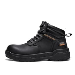 GOLDEN CAMEL Hard-core Hiking Boots Fashion Comfortable Thick-soled Non-slip Genuine Leather Retro Hiking Shoes for Men Winter